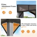 10x12 Wood Lean-To Gazebo (Wall-Mounted): view 3