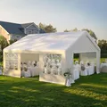 GARTOO 20x20 white heavy duty party tent for outdoor events