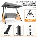 3-Seat Patio Swing Chair: view 2