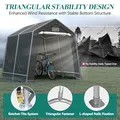 8x8 Storage Shelter Shed (Gray): view 5